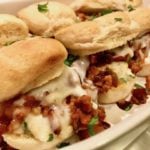 Pesto Polenta Sliders with Sausage Ragu