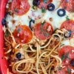 Spaghetti Pizza