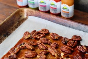 Spicy Candied Pecans