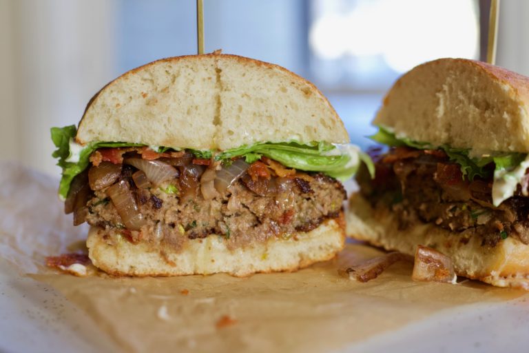 How I Revamped Alton Brown's Steak Tartare Into A Burger - Slice of Jess