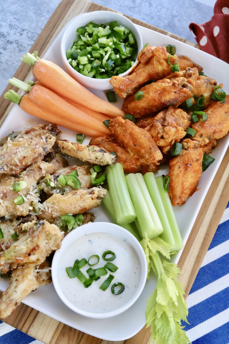 How to Make Air Fryer Chicken Wings in Instant Pot Vortex - Slice of Jess