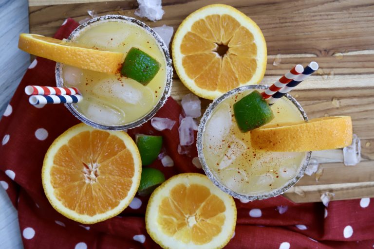 Summer Solstice Orange Margarita Recipe - Slice of Jess