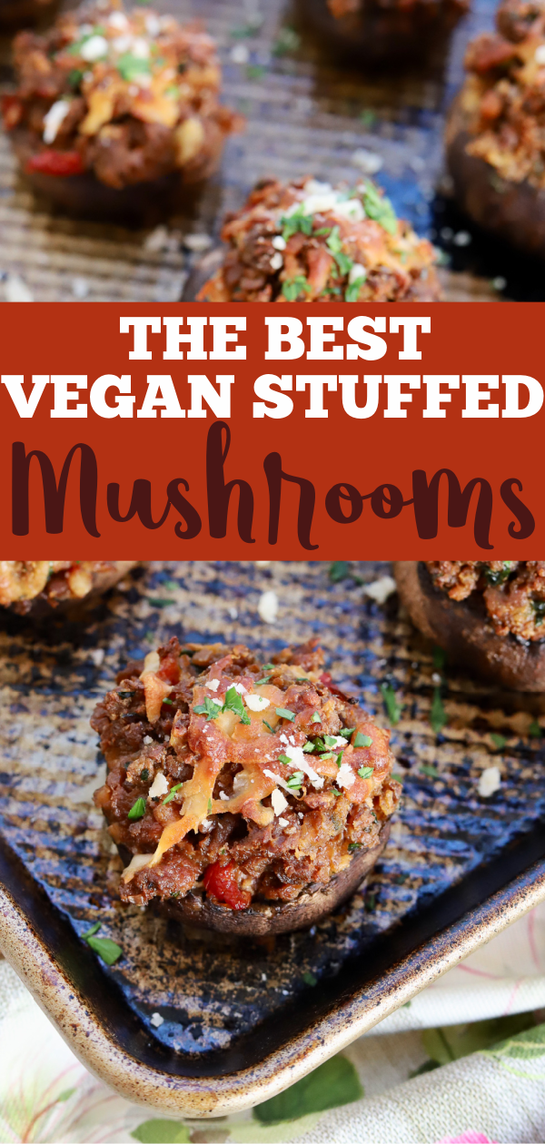 Vegan Stuffed Mushrooms