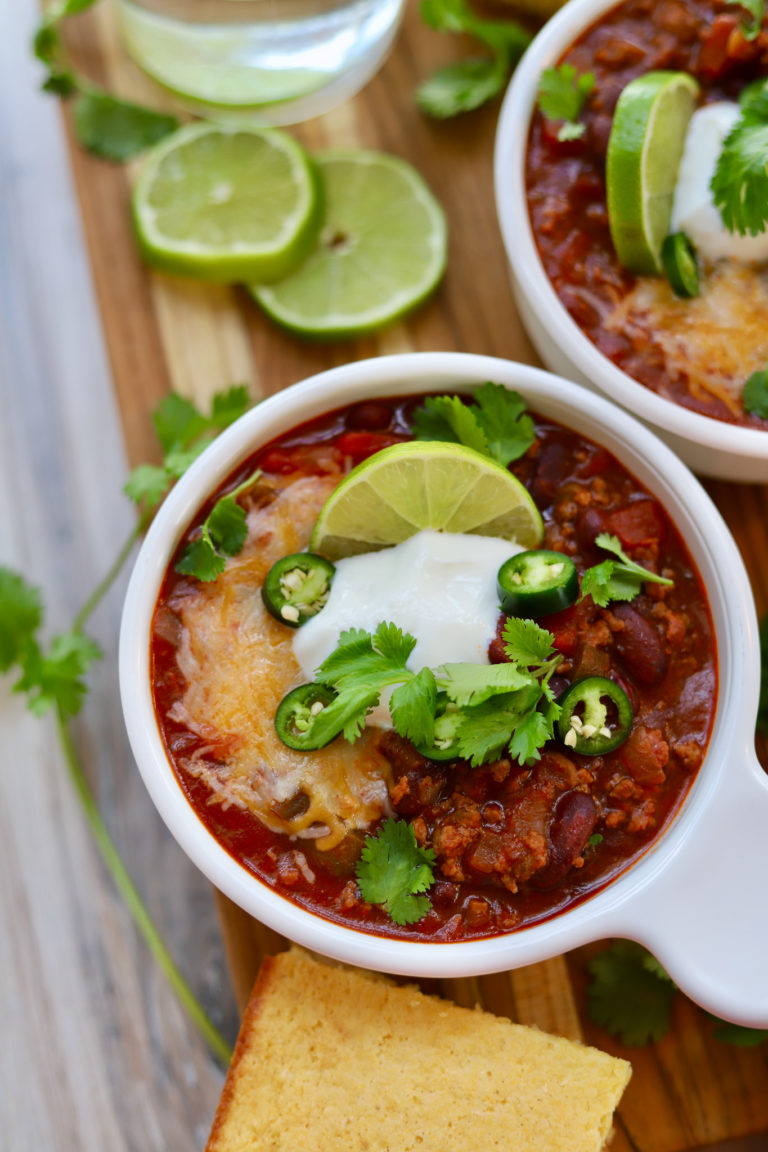 Classic Homemade Chili (the kind Grandma used to make) - Slice of Jess