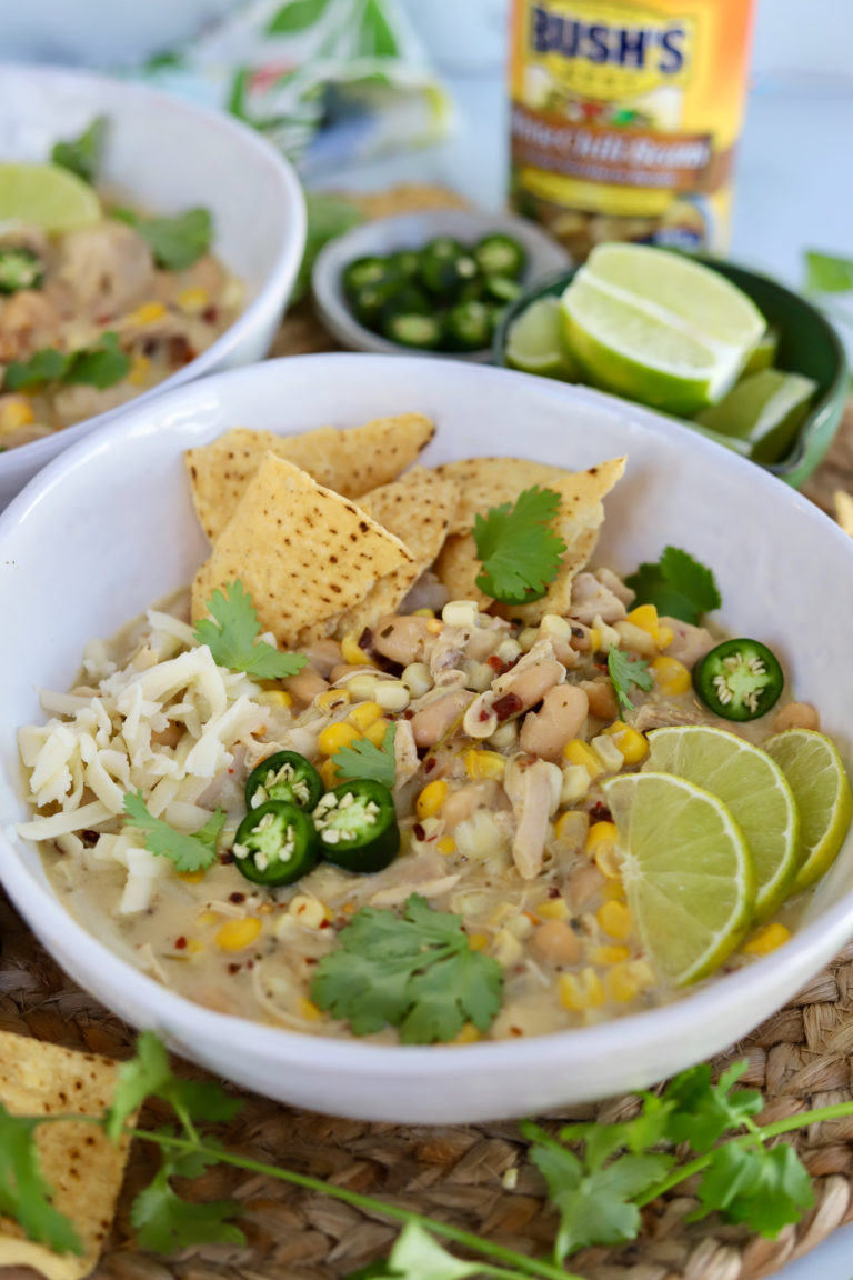 The Best White Bean Chicken Chili You'll Ever Eat - Slice of Jess