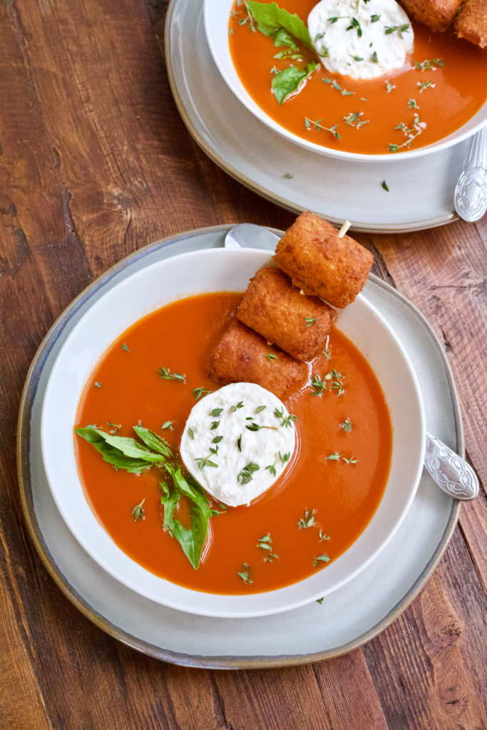 5-ingredient Roasted Red Pepper Tomato Soup - Slice Of Jess