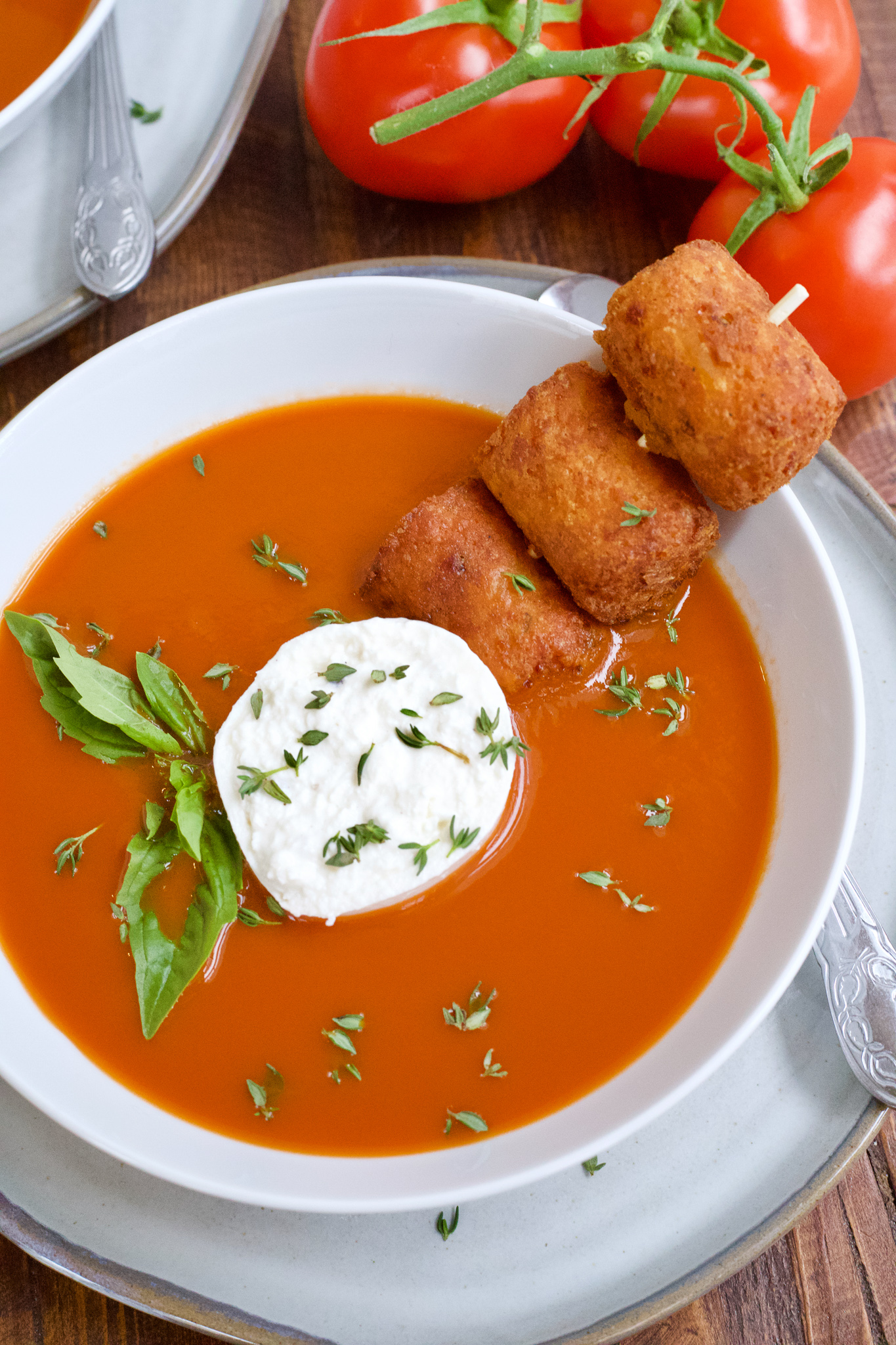 Roasted Red Pepper Tomato Soup