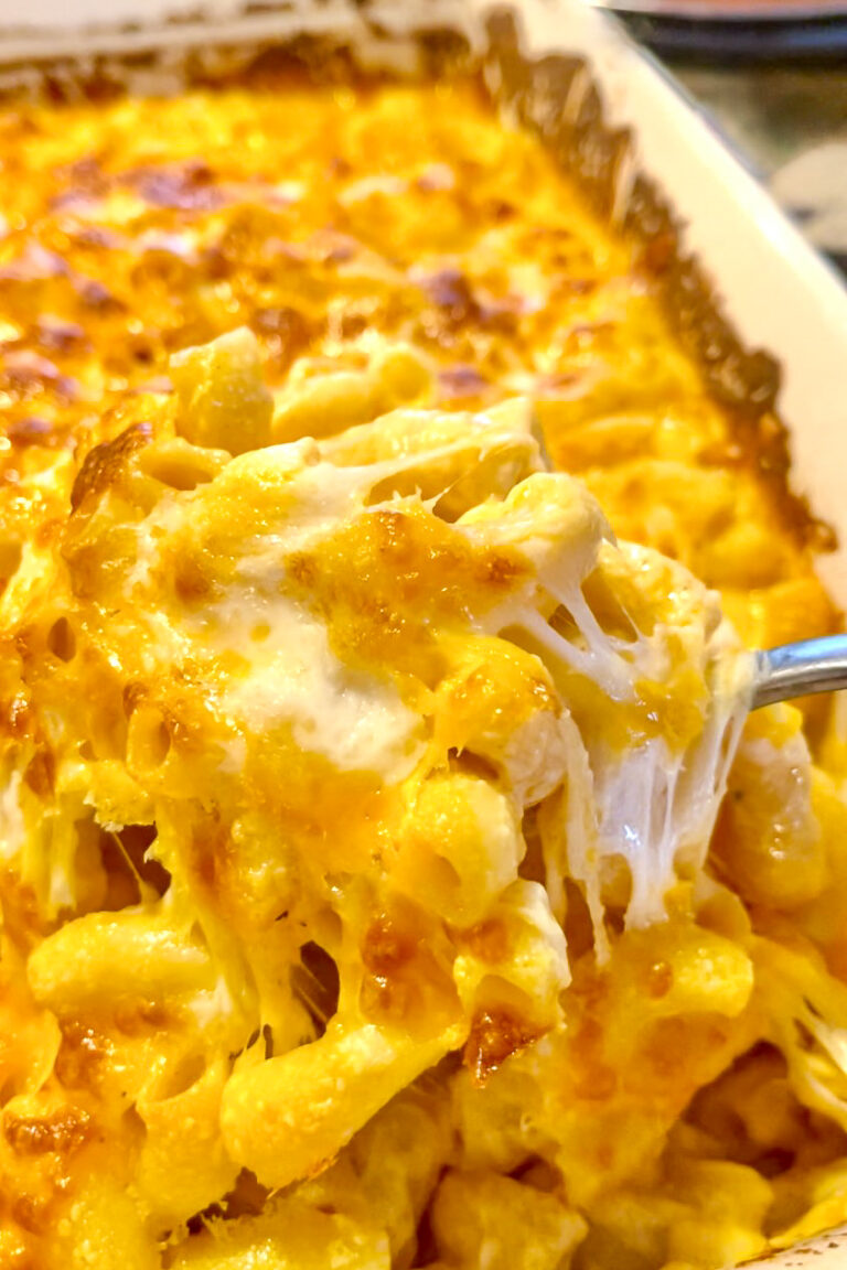 Mind-Blowing Southern Baked Macaroni and Cheese - Slice of Jess