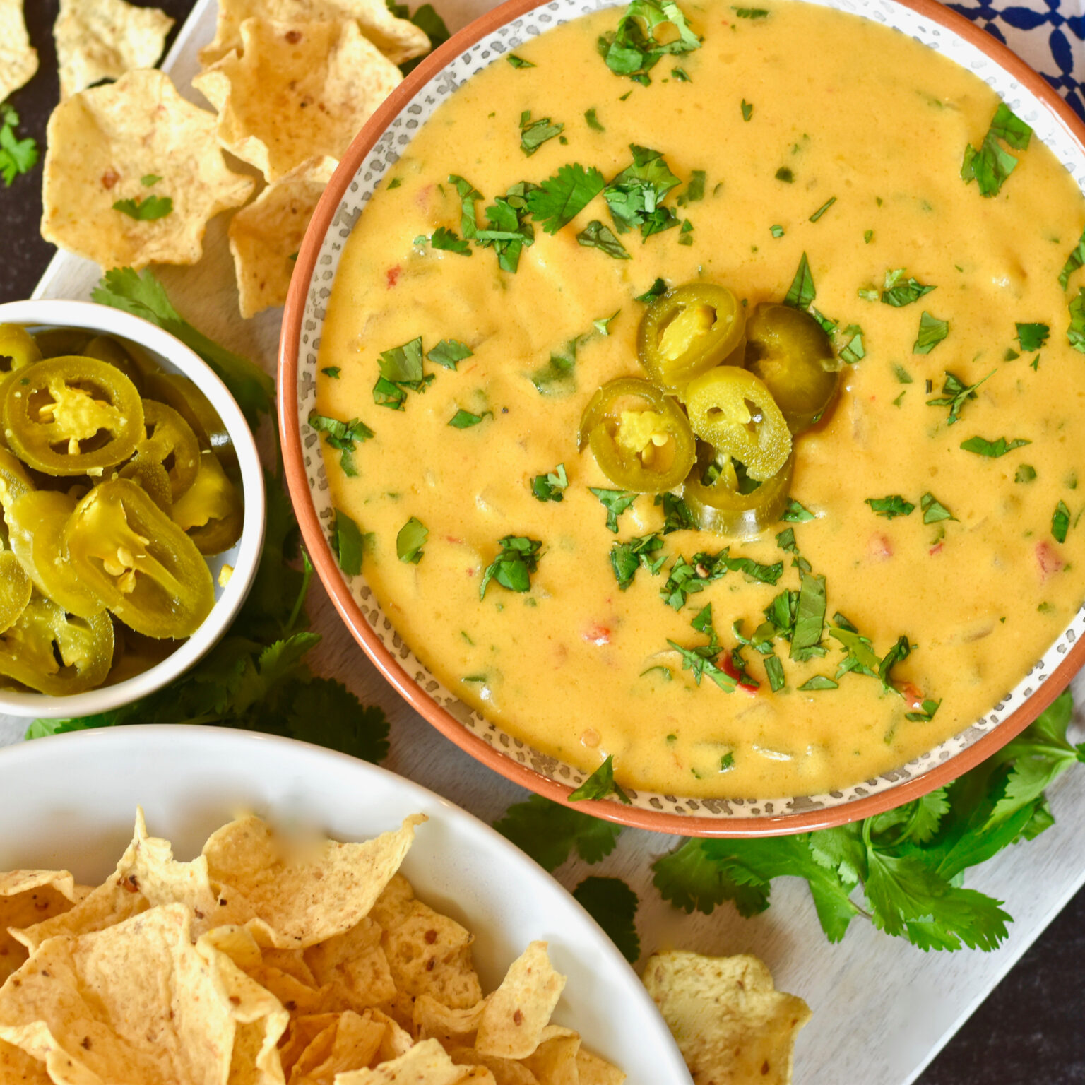 The BEST Queso Dip Recipe For Entertaining Slice of Jess
