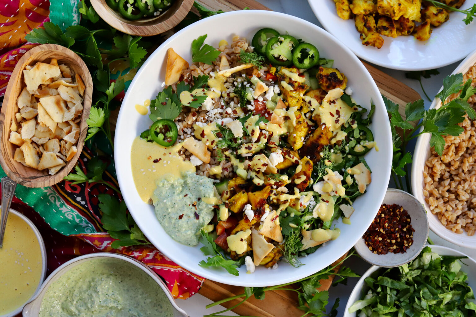 Anti-Inflammatory Turmeric Tahini Dressing - Slice of Jess