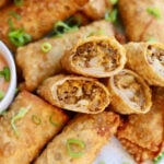 Cheeseburger Egg Rolls