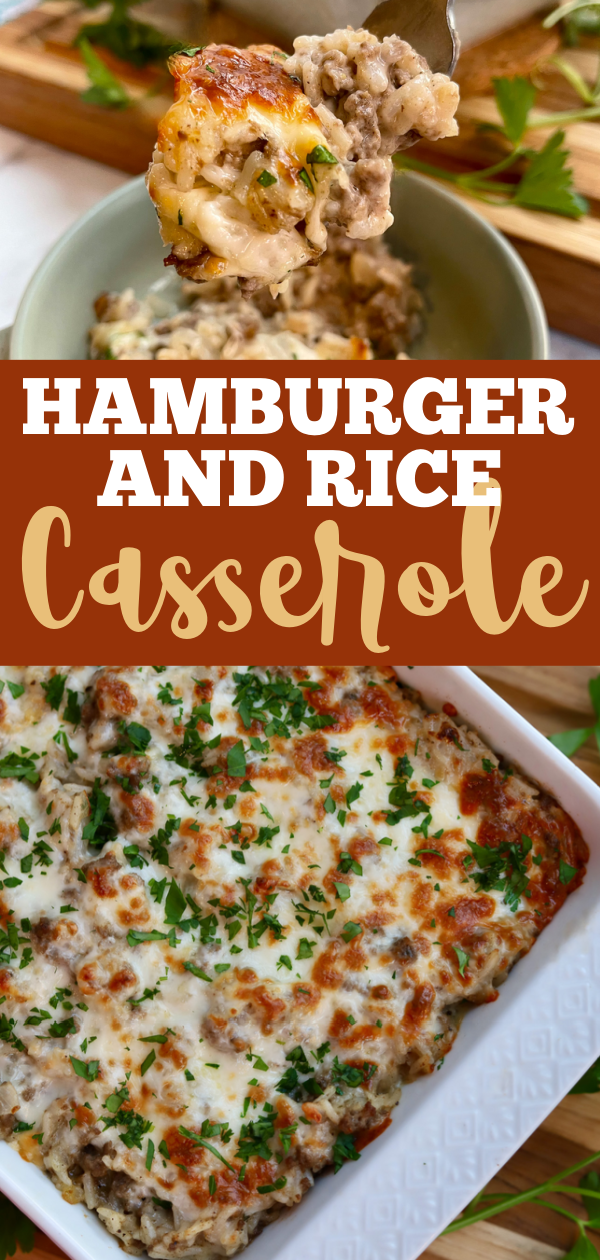 Hamburger and Rice Casserole