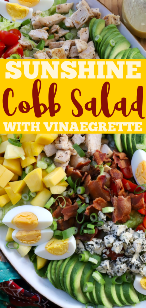 Sunshine Cobb Salad Recipe with Bright Vinaigrette Slice of Jess