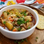 cabbage and ground beef soup