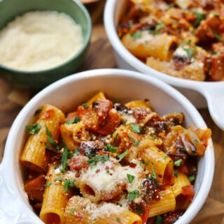 Polska Kielbasa Rigatoni Pasta Recipe
