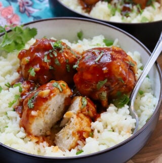 Sweet and Sour Meatballs with Sweet and Sour Sauce