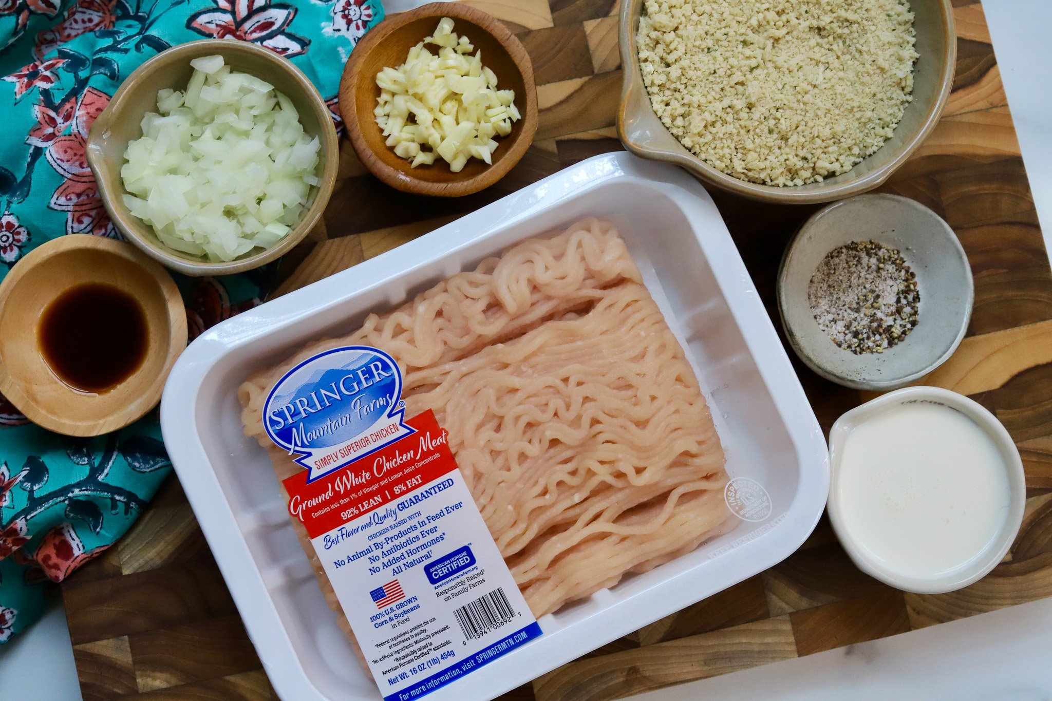 Ingredients for Sweet and Sour Meatballs with Pineapple