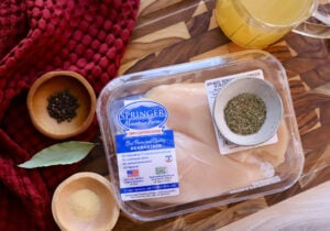 Poached Chicken Ingredients